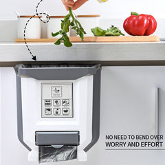 Household Foldable Waste Bin | Space-Saving Kitchen Solution