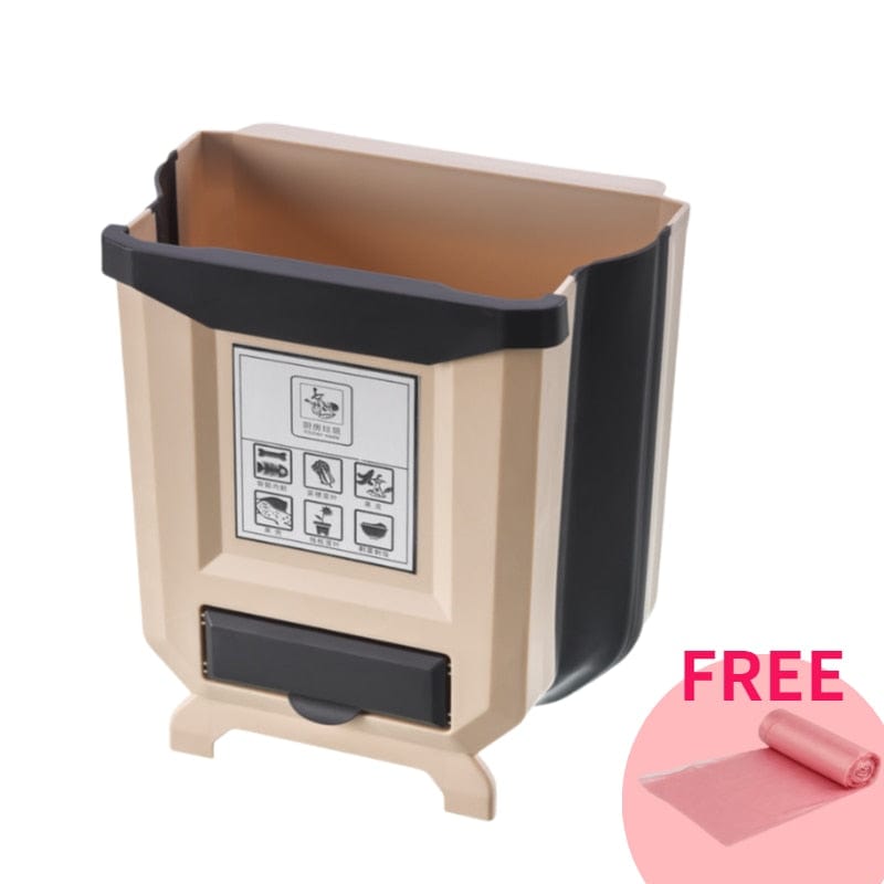 Household Foldable Waste Bin | Space-Saving Kitchen Solution