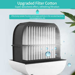 Mini Desktop Air Conditioner, Portable USB Air Conditioner