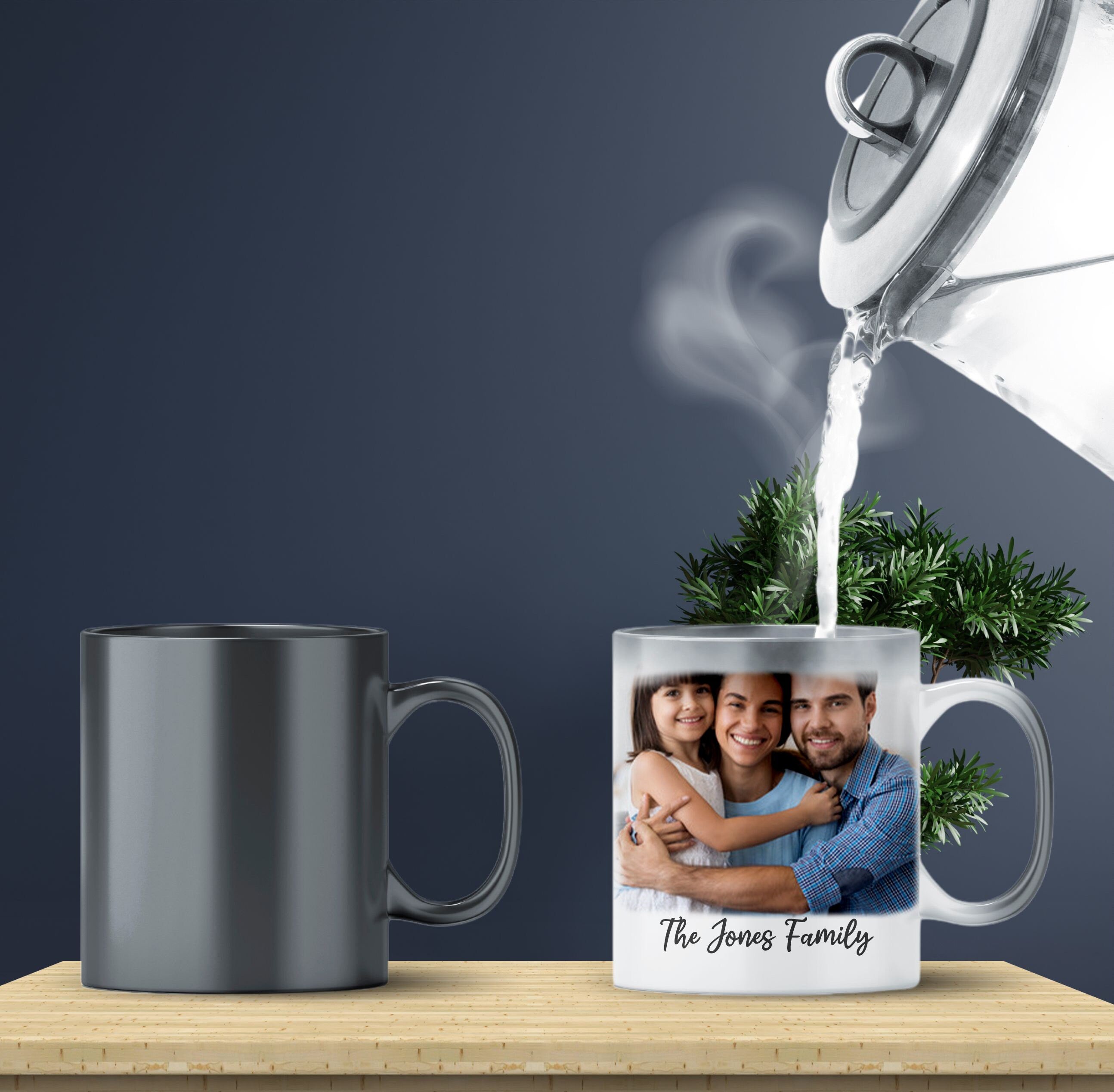Vintage Custom Color Changing Mug