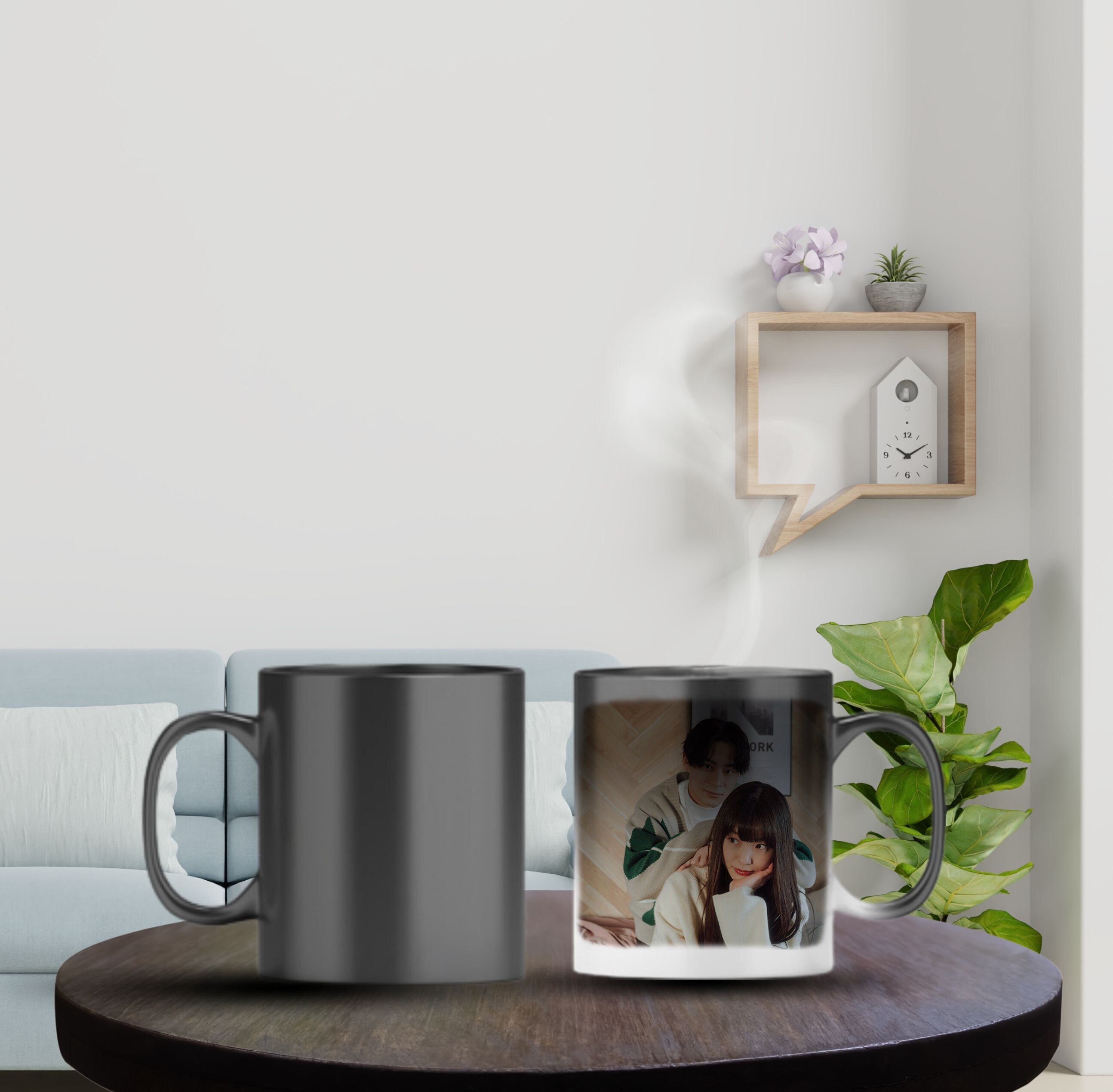 Vintage Custom Color Changing Mug