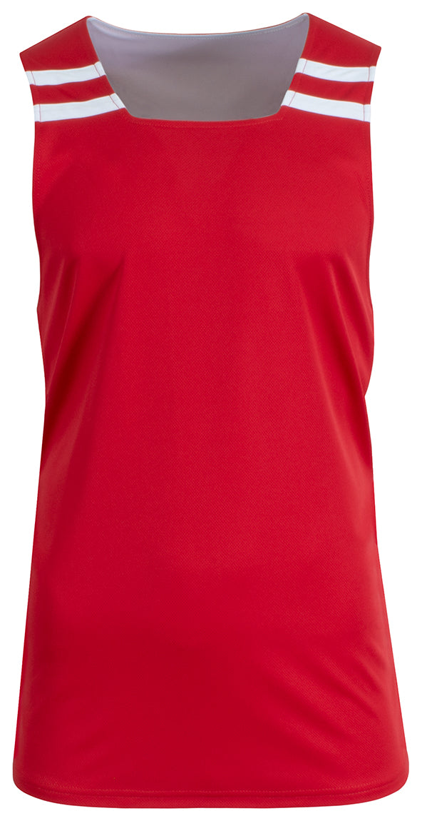 N2091 Scarlet/White, front view