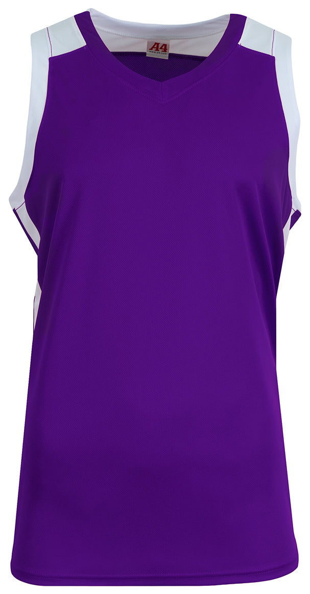N2093 Purple/White, front view