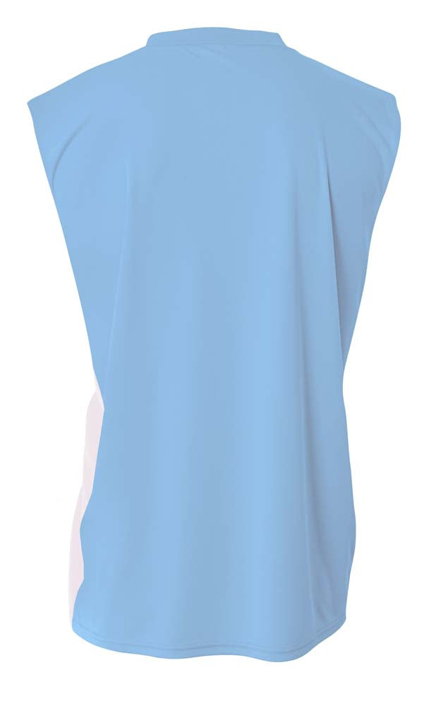 N2320 Lt Blue/White, back view