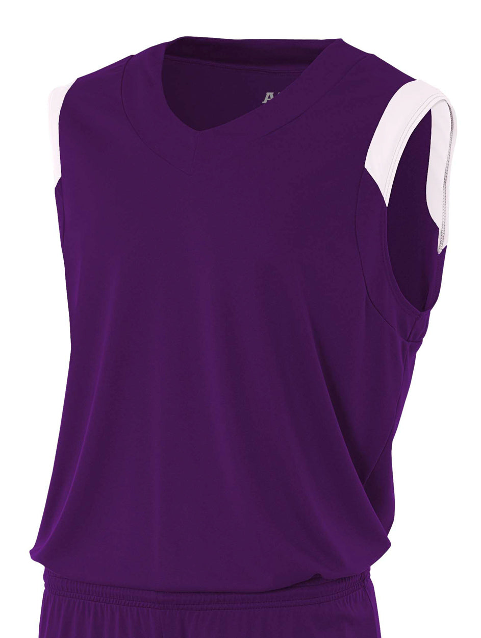 N2340 Purple/White, front view