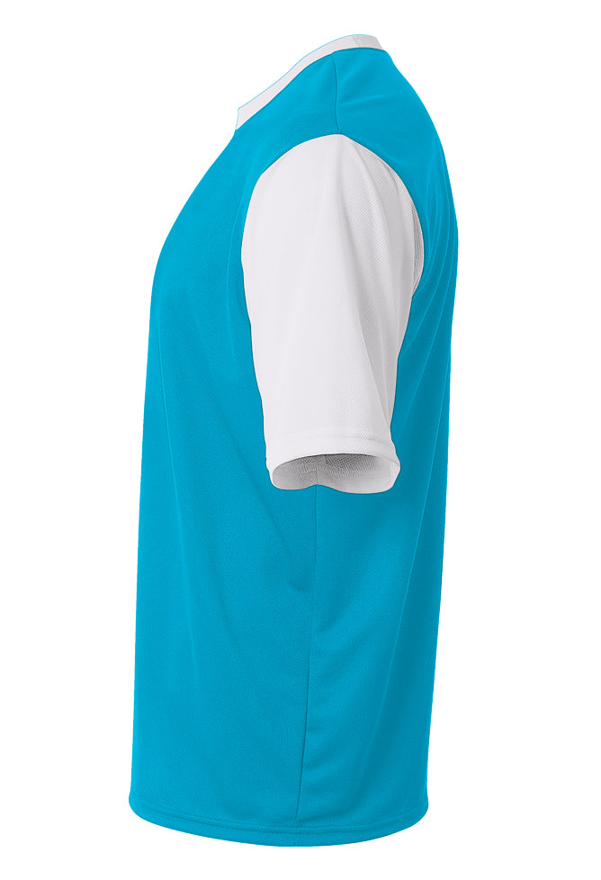 N3016 Electric Blue White, side view