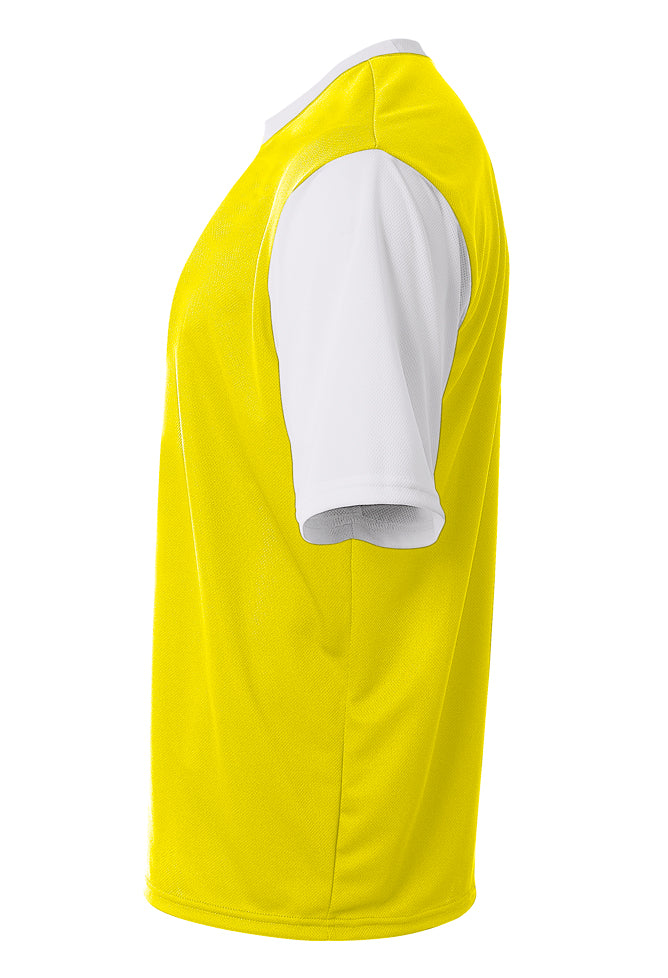 N3016 Safety Yellow White, side view