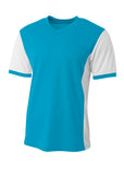 N3017 Electric Blue White, front view