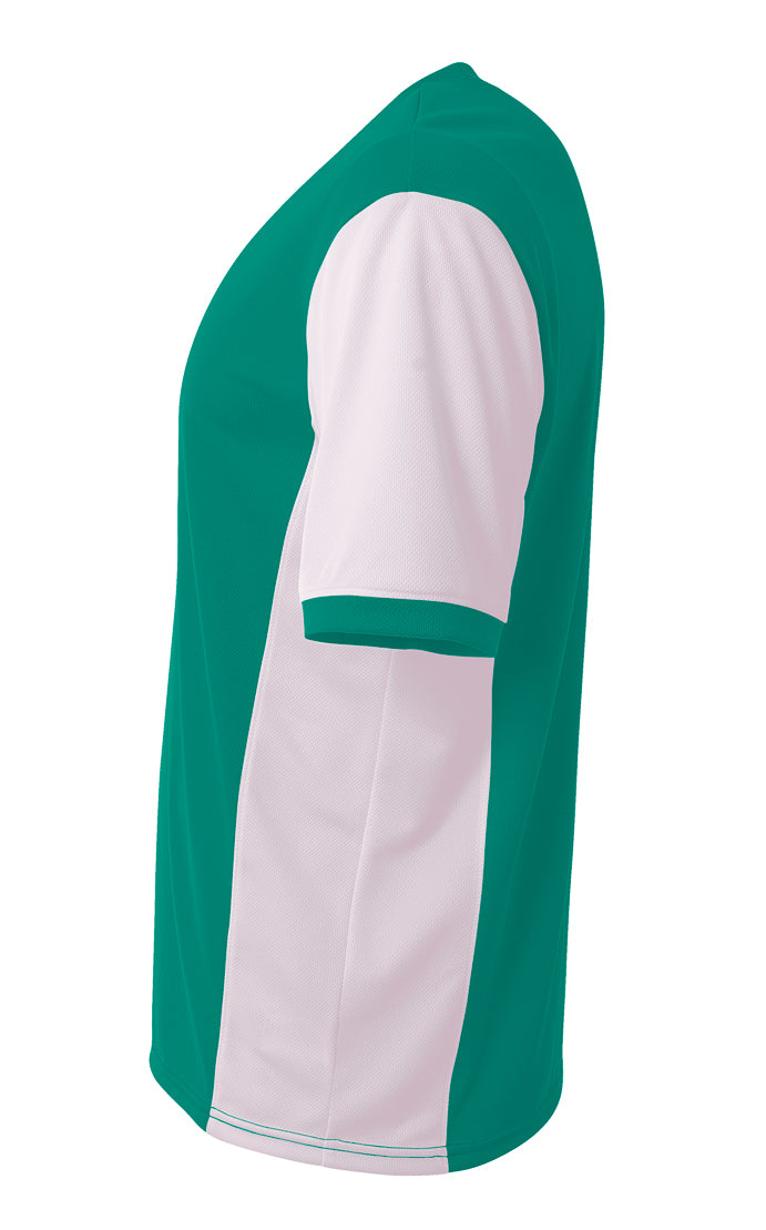 N3017 Teal White, side view