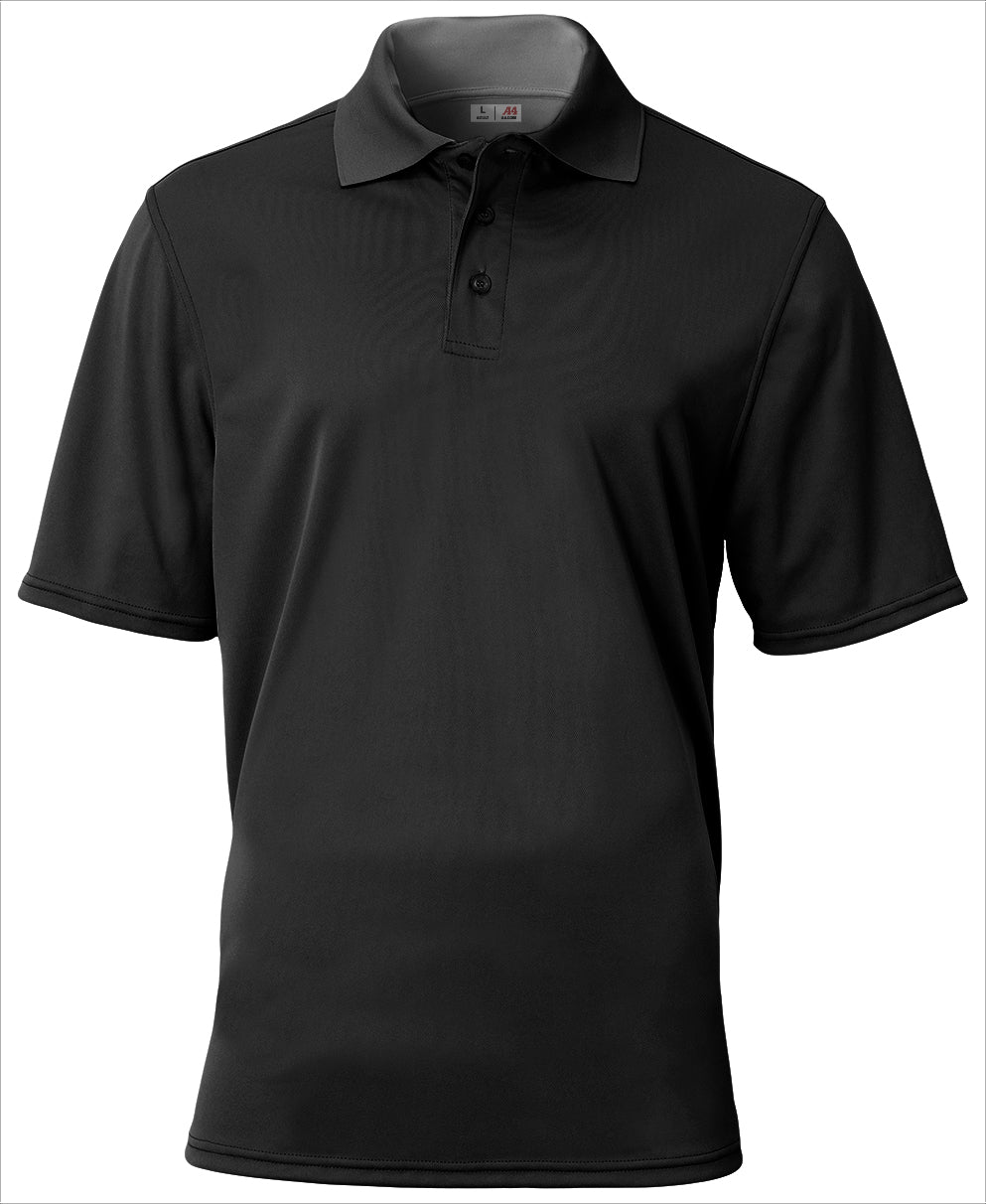 A4 Essential Polo - Black
