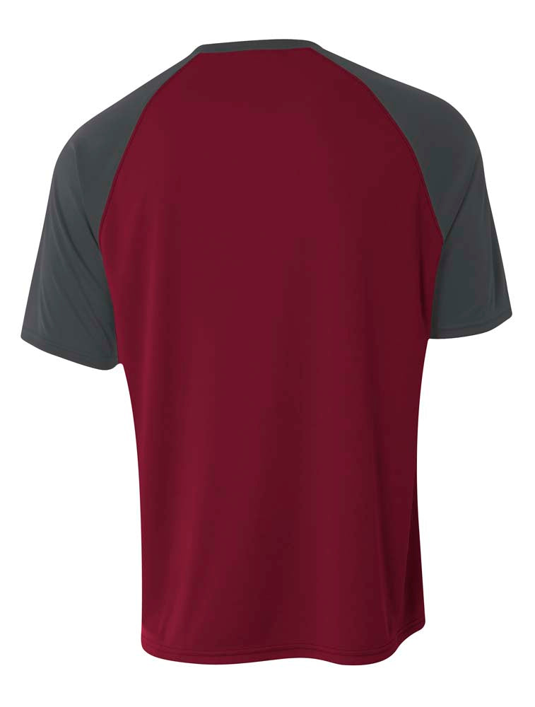 N3373 Maroon/Graphite, back view