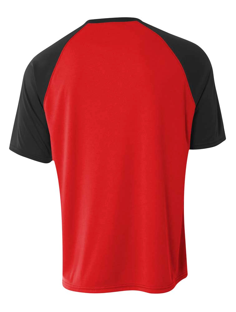 N3373 Scarlet/Black, back view
