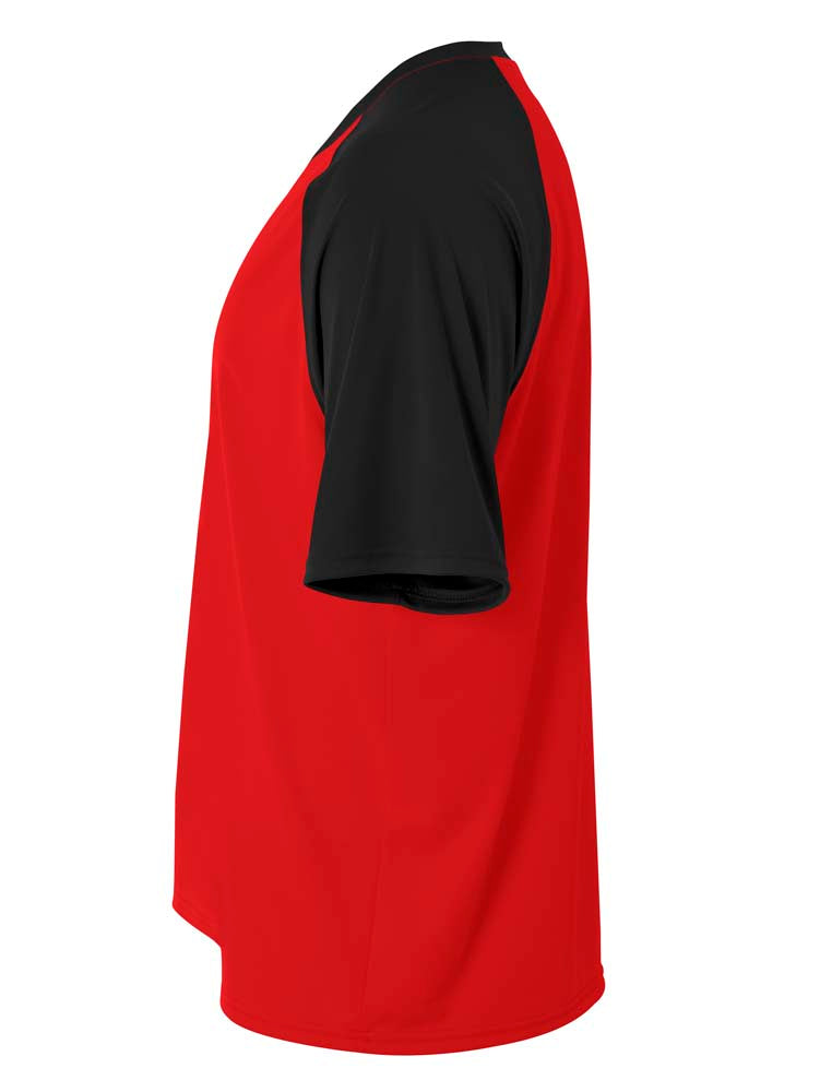 N3373 Scarlet/Black, side view