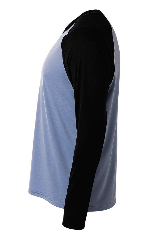 N3374 Lt. Blue/Blk, side view