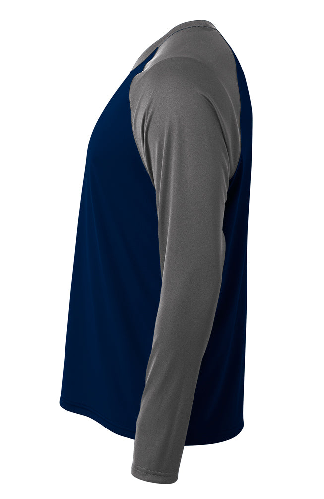 N3374 Navy/Graphite, side view