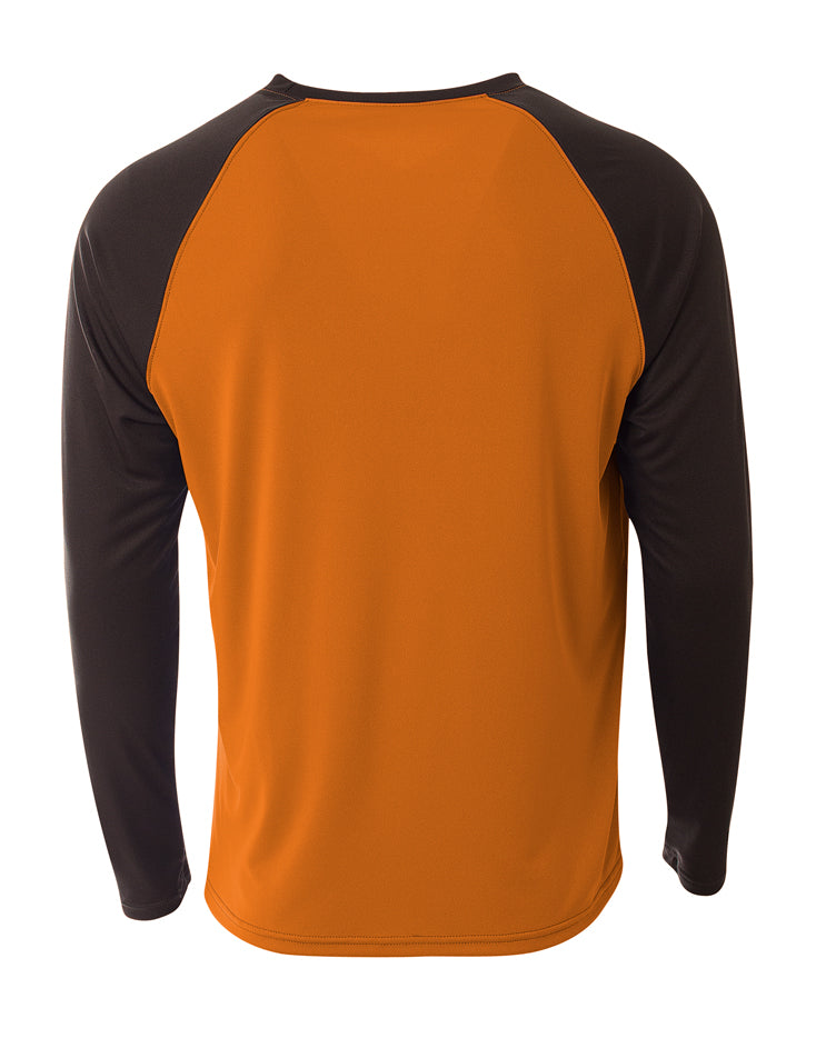 N3374 Orange/Black, back view