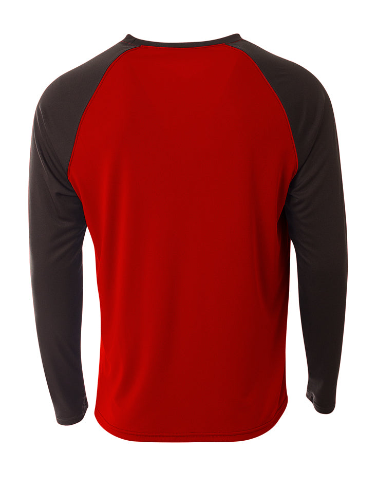 N3374 Scarlet/Black, back view