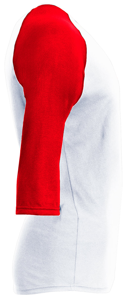 A4 N3514 in White Scarlet, side view