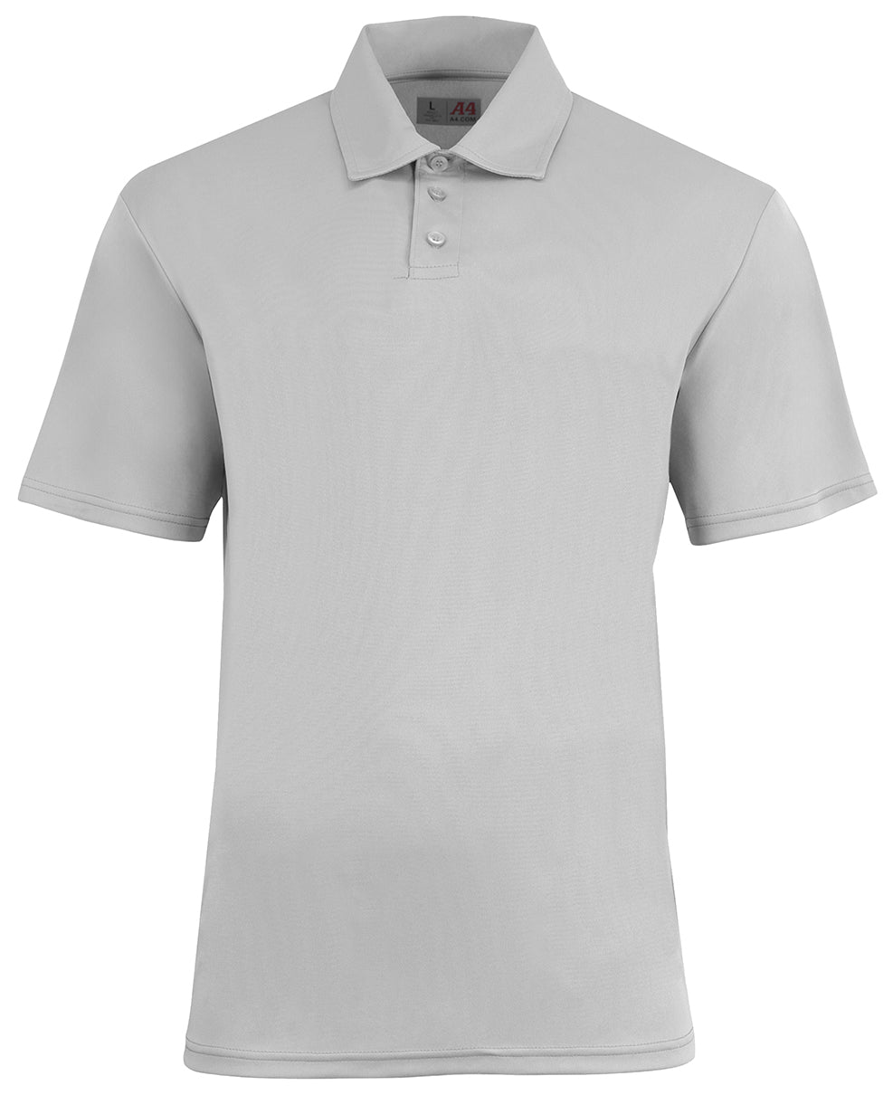 A4 Sprint Polo - Silver front
