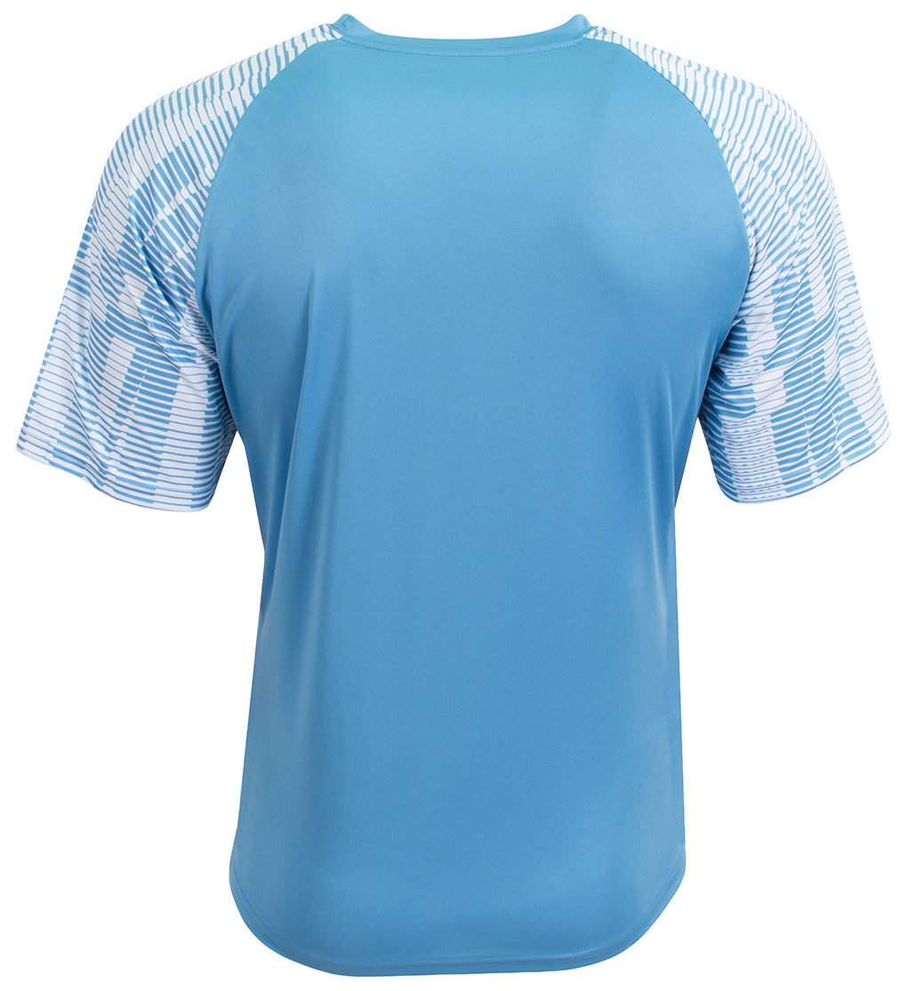 N3551 Lt Blue/White, back view