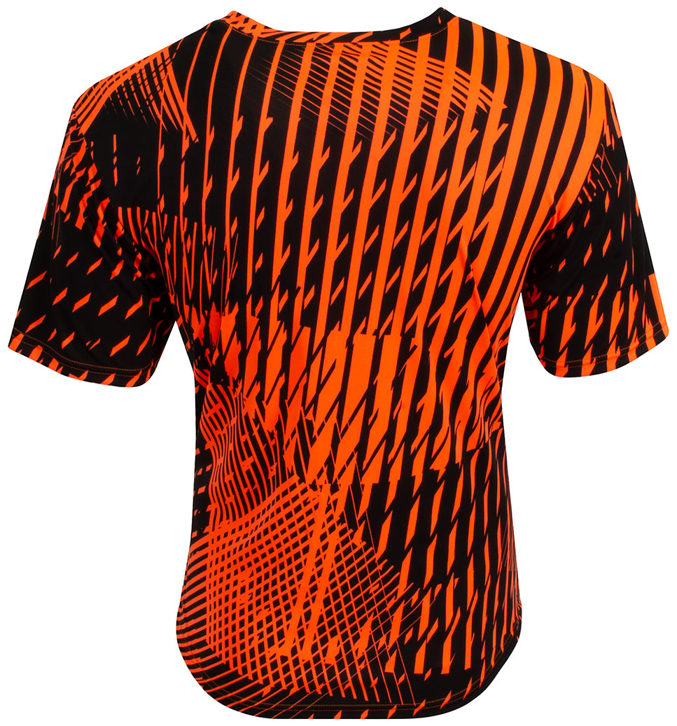 N3553 Safety Orange/Black, back view