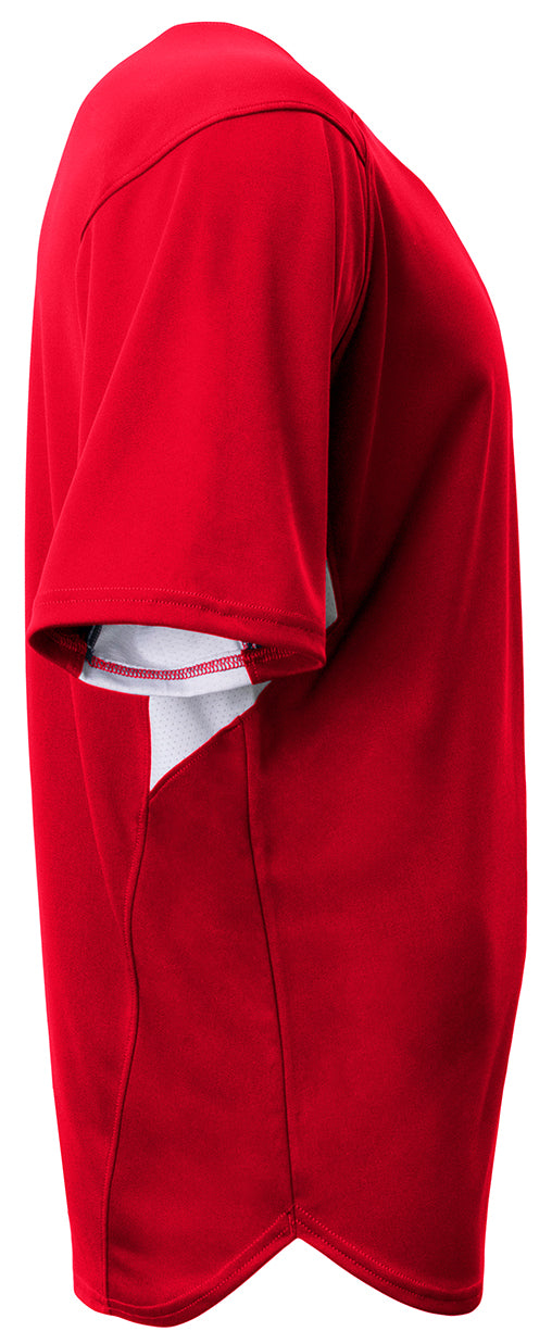 A4 N4191 in Scarlet/White, side view