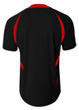 A4 N4229 in Black/Red, back view