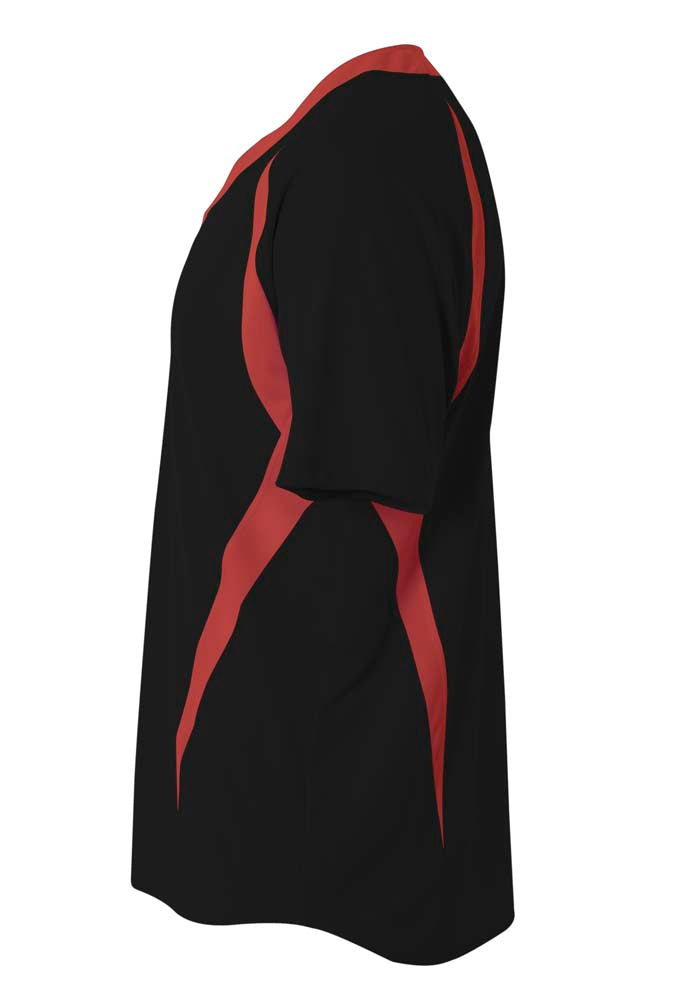 A4 N4229 in Black/Red, side view