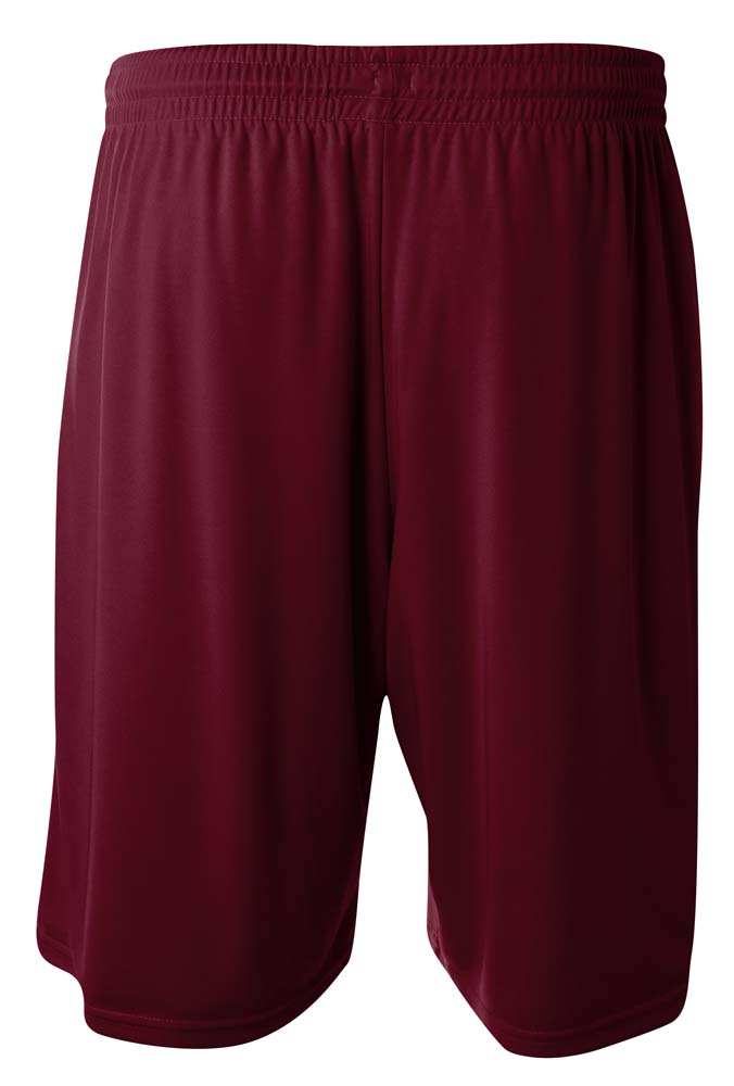 N5284 Maroon White, back view