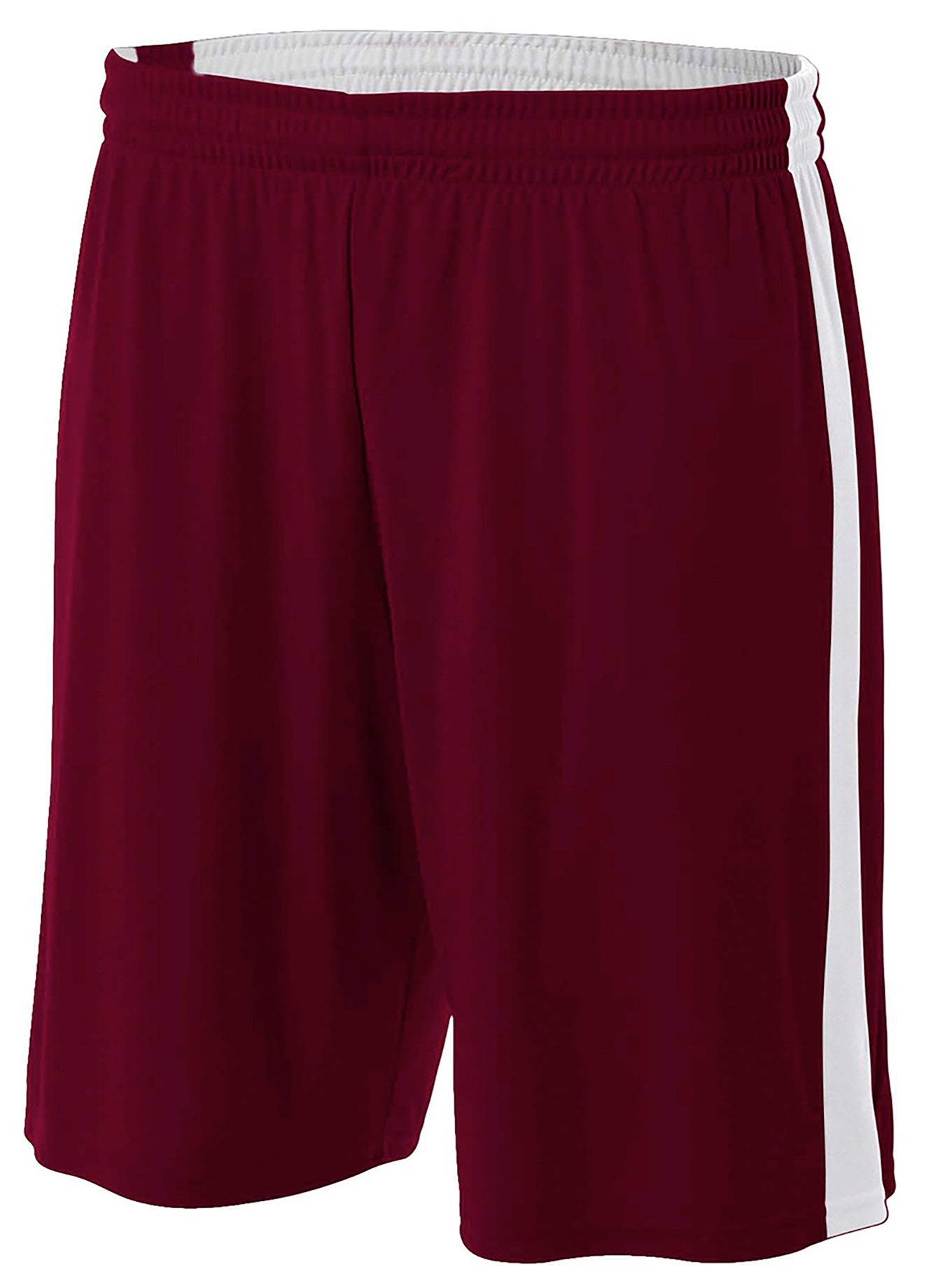 N5388 Maroon White, front view