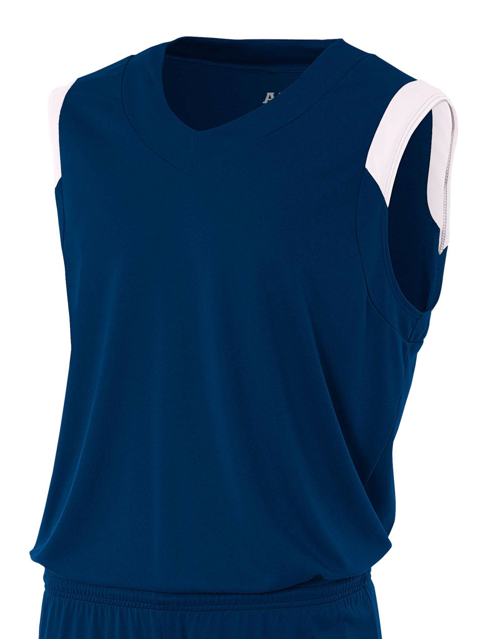NB2340 Navy/White, front view