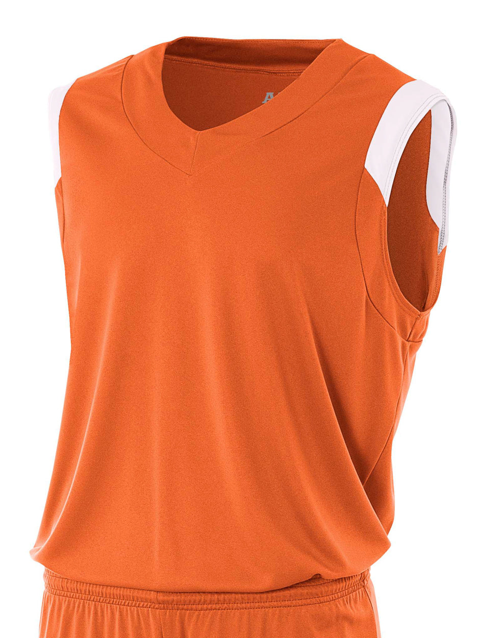 NB2340 Orange/White, front view