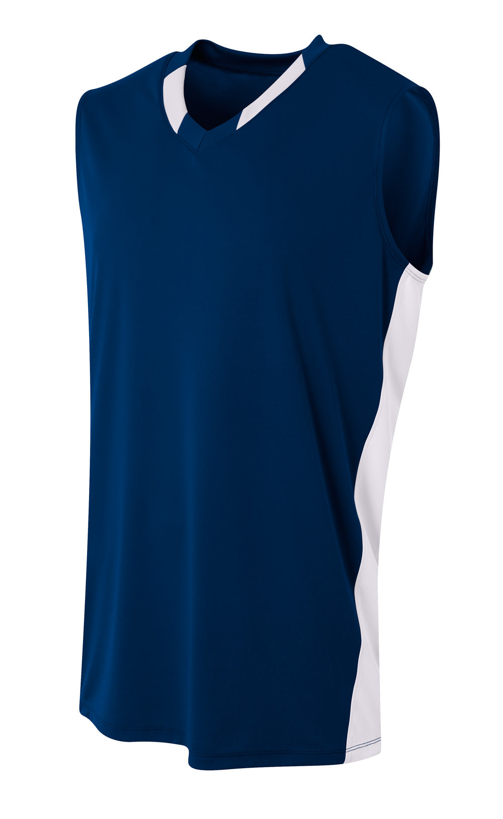 NB2377 Navy/White, front view