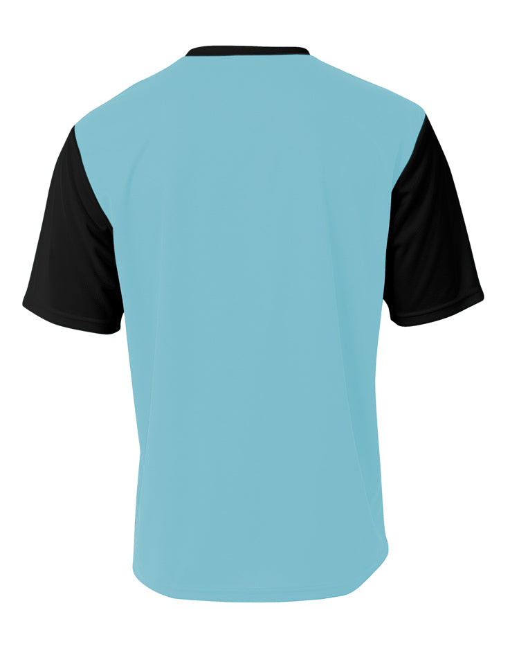 NB3016 Lt. Blue/Blk, back view