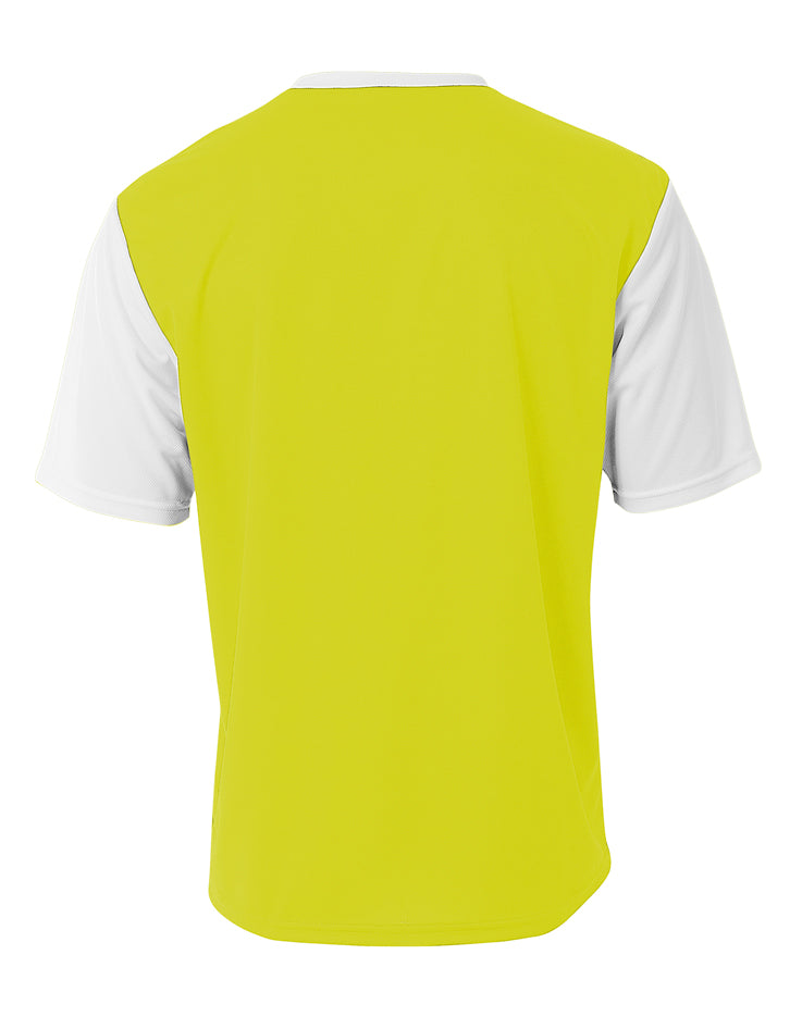 NB3016 Safety Yellow White, back view