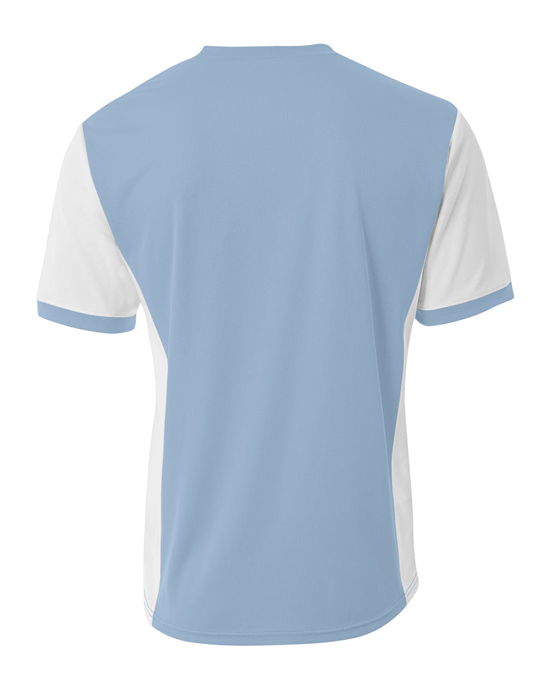 NB3017 Lt Blue/White, back view