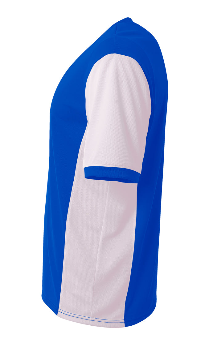 NB3017 Royal/White, side view