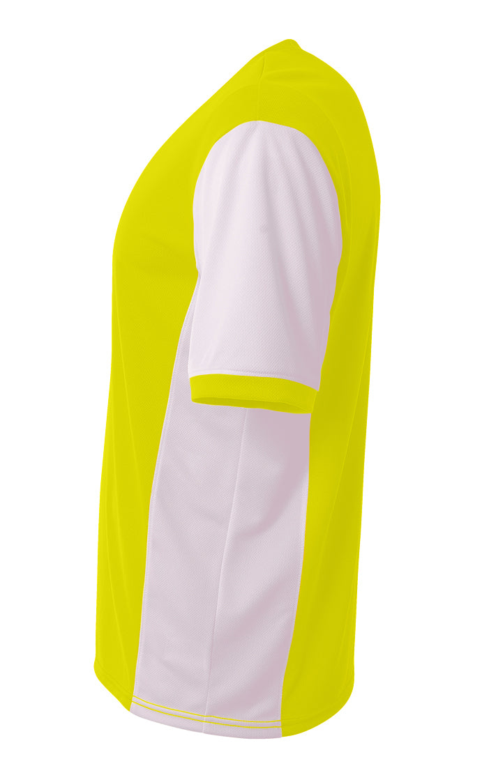 NB3017 Safety Yellow White, side view
