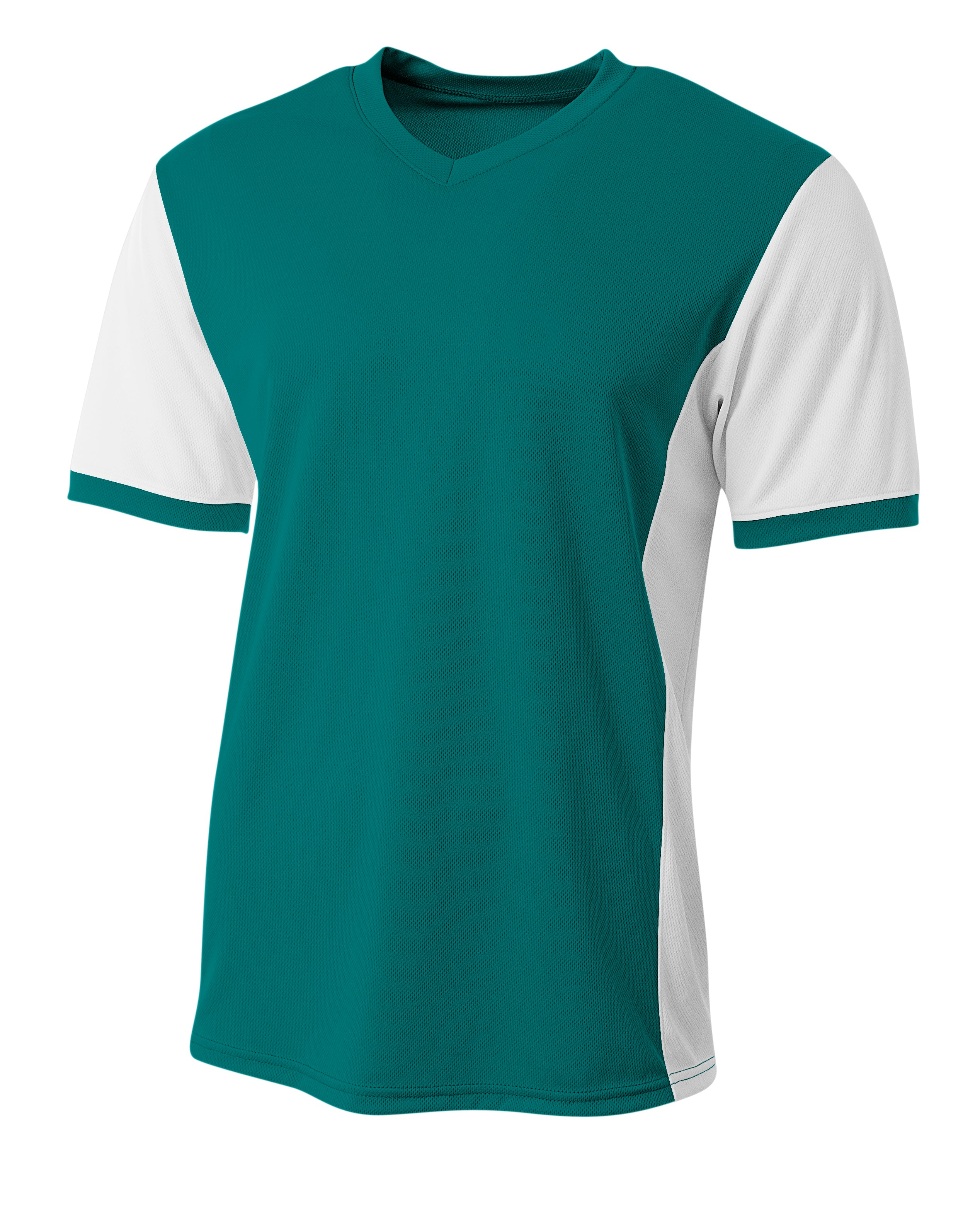 NB3017 Teal White, front view