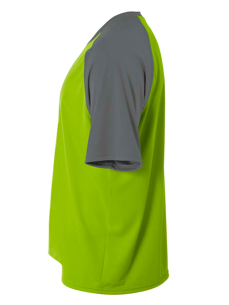 NB3373 Lime/Graphite, side view