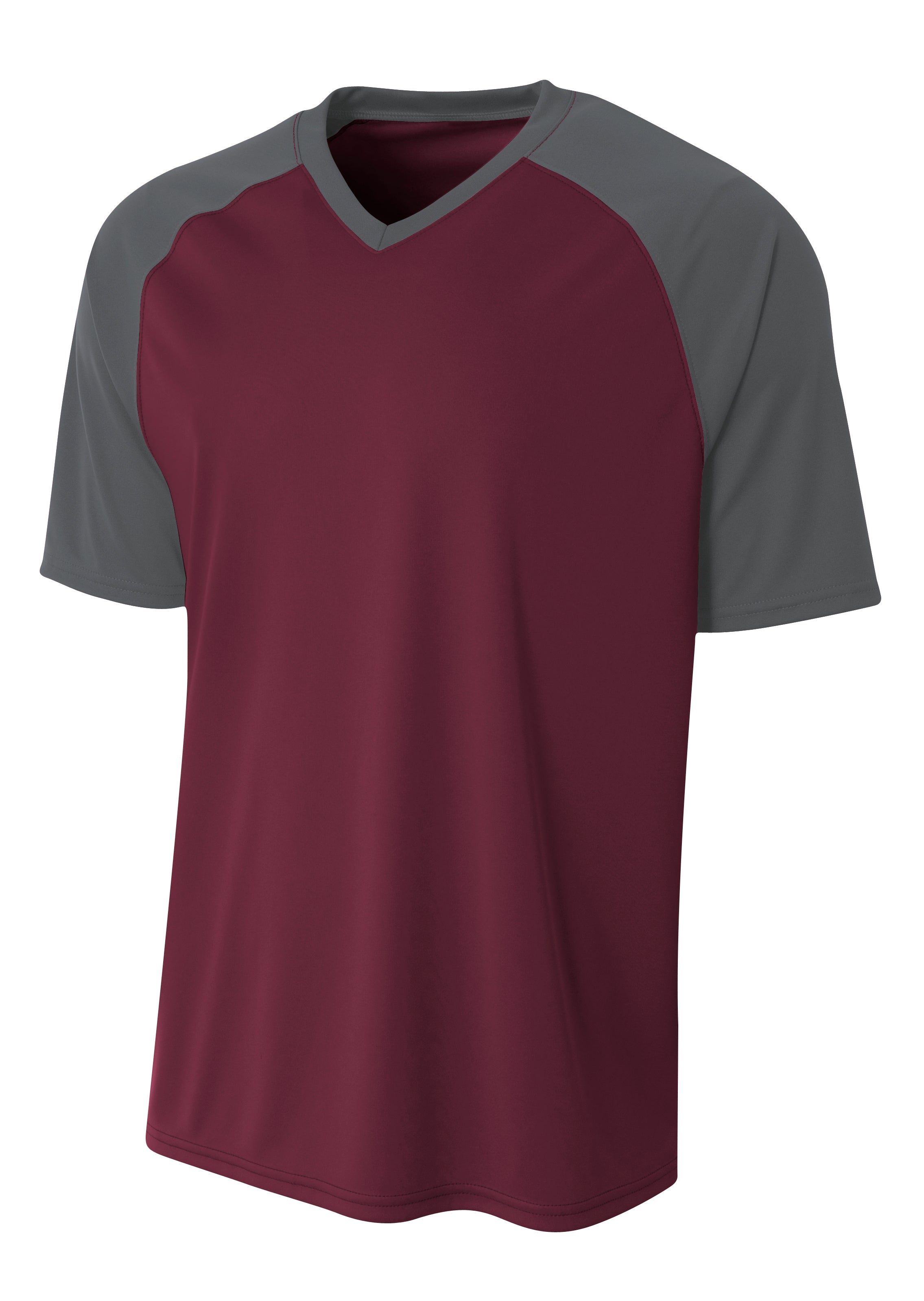 NB3373 Maroon/Graphite, front view