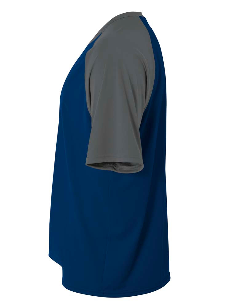 NB3373 Navy/Graphite, side view