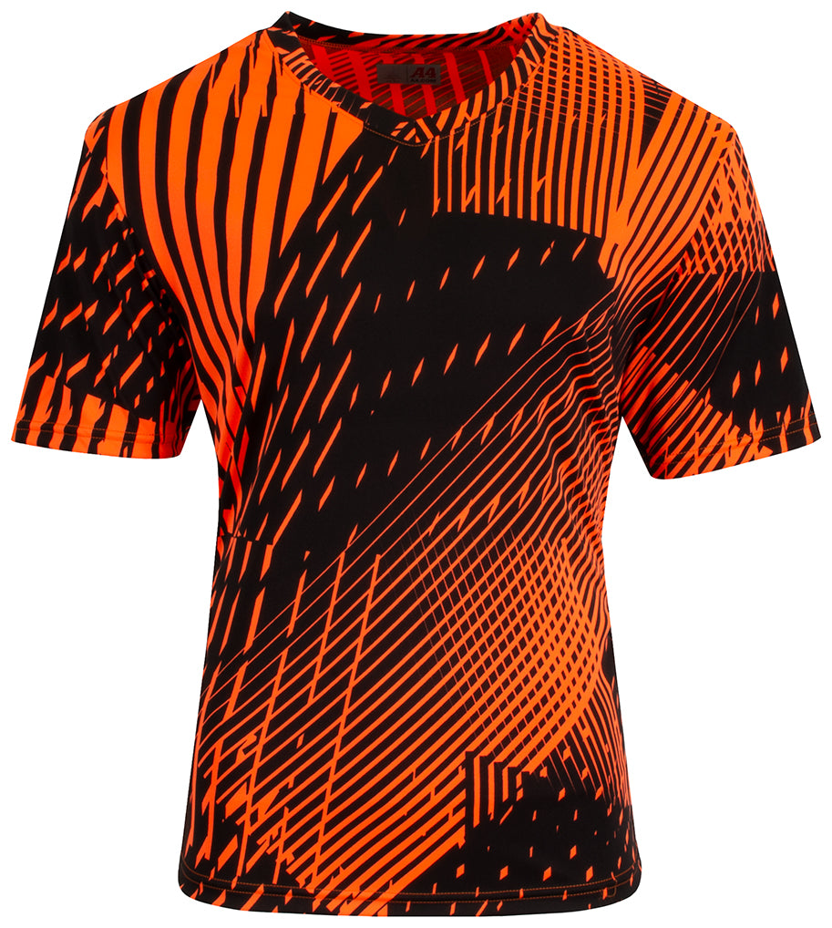 NB3553 Safety Orange/Black, front view