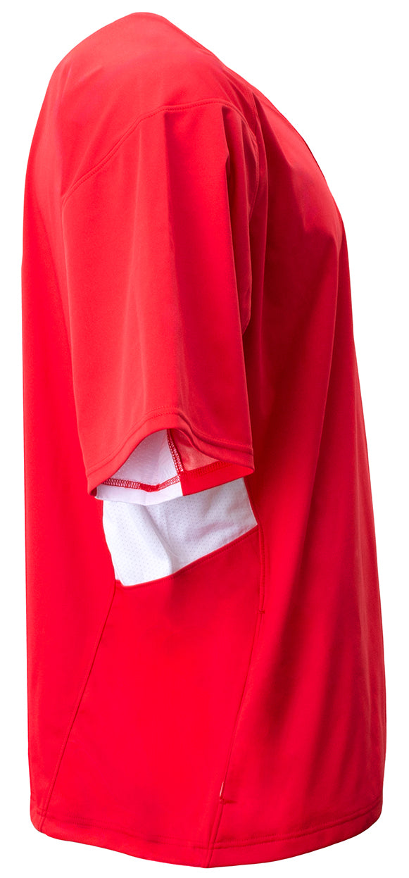 A4 NB4188 in Scarlet/White, side view