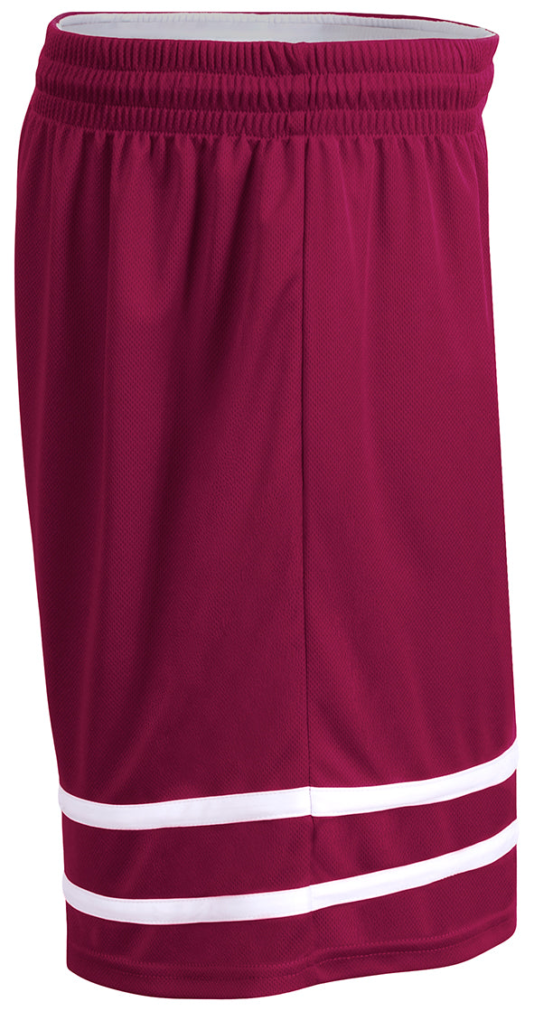 NB5091 Maroon White, side view