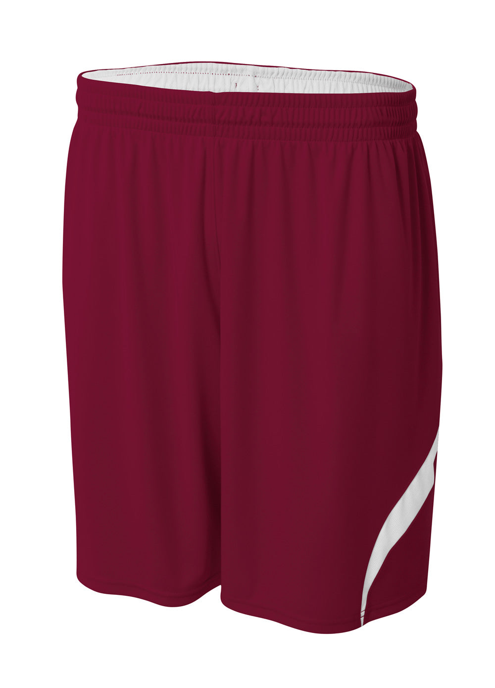 NB5364 Maroon White, front view