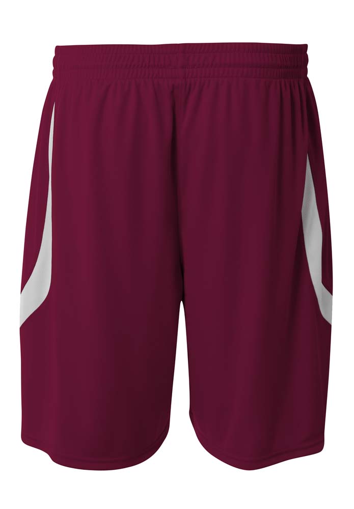 NB5364 Maroon White, back view