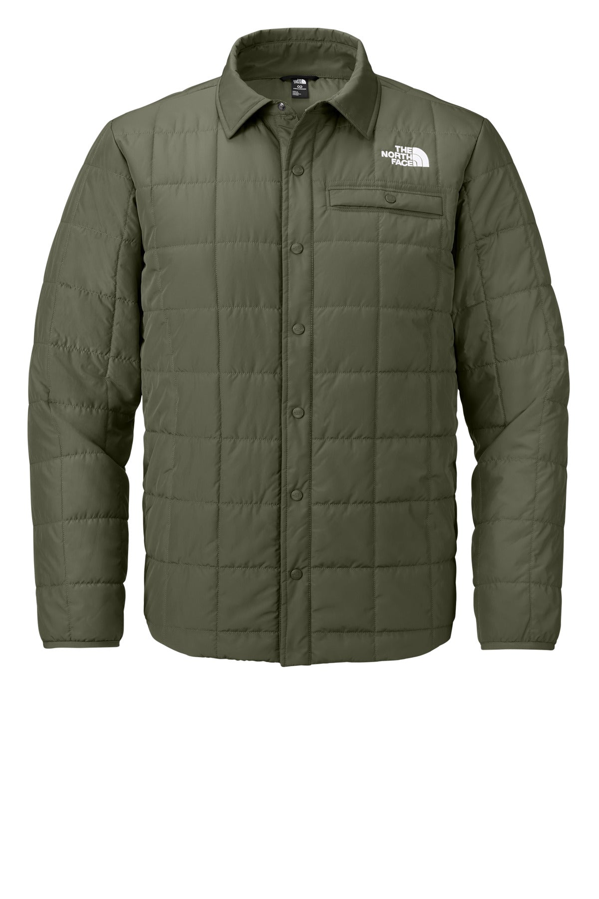 The North Face Iron Drift Quilted Shirt Jacket NF0A8JEX - New Taupe Green