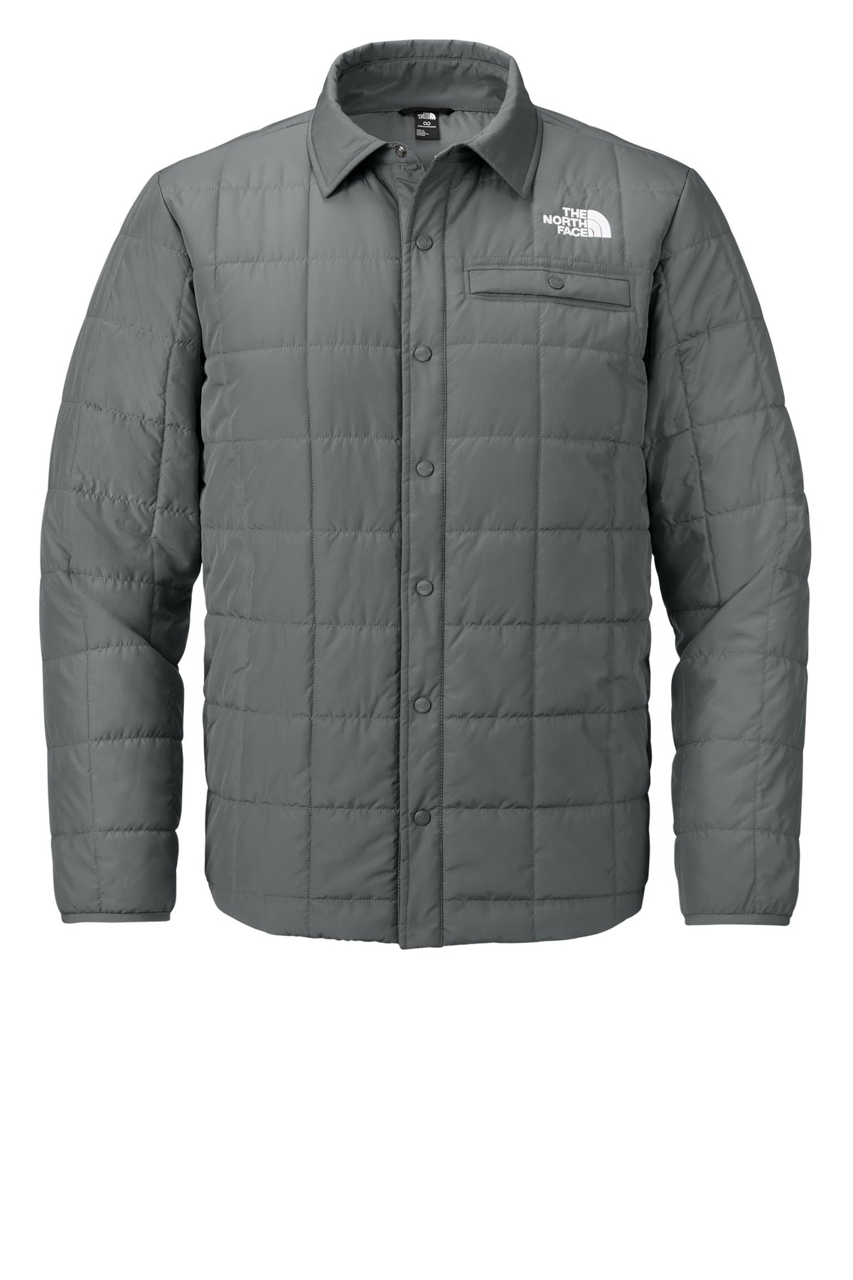 The North Face Iron Drift Quilted Shirt Jacket NF0A8JEX - Smoked Pearl Grey