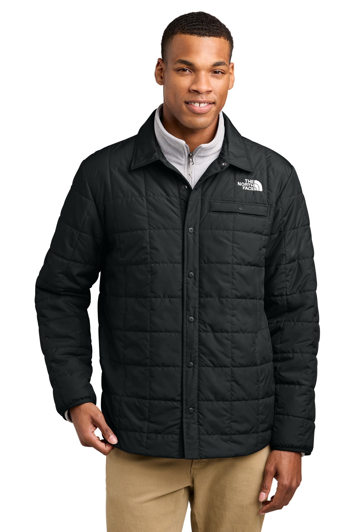 The North Face Iron Drift Quilted Shirt Jacket NF0A8JEX - TNF Black